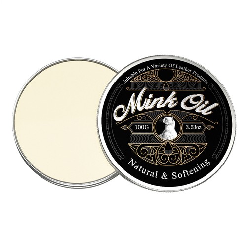 Genuine Leather Mink Oil Cream Nourishes Leather Care Cream 100g - Picture 3 of 12