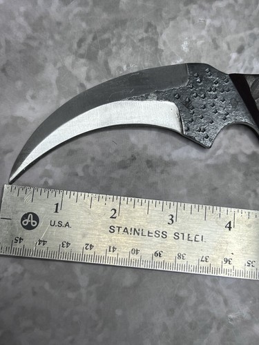 Custom Hand Made Carbon Steel Karambit Knvewith Sheath #1796 - Picture 3 of 8