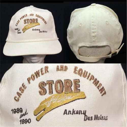 Vtg Case Power Hat Store Of The Year Tractor Logo Ankeny Iowa USA Made Farm Cap
