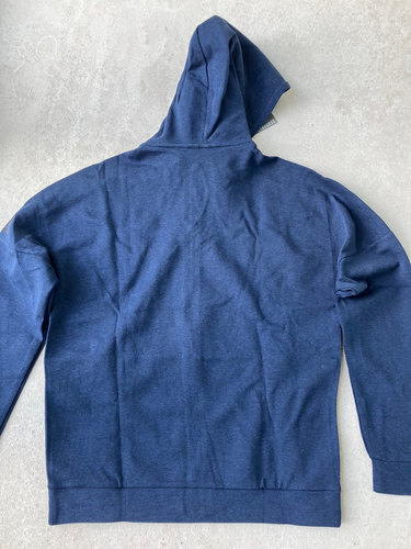 adidas ID STADIUM FZ Gr. XL Kapuzensweatjacke blau mit Reissverschluss Hoodie - Bild 9 von 10
