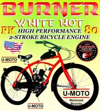 66cc/79cc/80cc 2-STROKE MOTORIZED BIKE KIT AND 26” CRUISER BIKE DIY POWERFUL