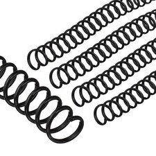 14mm9/16" Plastic Spiral Binding Coils 20 Pcs Binding Spirals 115 Sheet Capac...