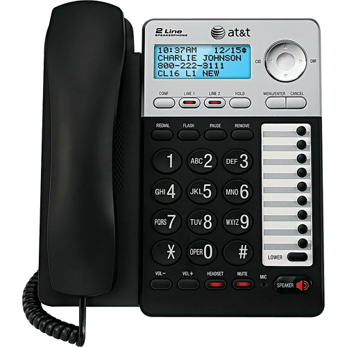 AT&T ML17929 schnurgebundenes Telefon mit 2 Leitungen und Freisprecheinrichtung  - Bild 1 von 2