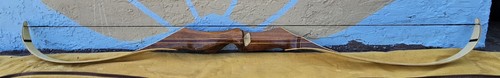 VINTAGE ARCHERY 64" DAMON #25 C 28 MB 5401 HOWATT RECURVE BOW Right HANDED - Picture 3 of 5
