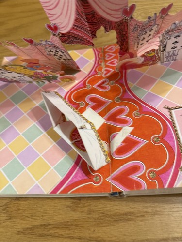 Vintage Alice In Wonderland, A Pop-Up Classic Random House - Poor Condition - Foto 4 di 8