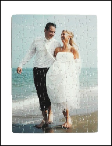 PERSONALISED JIGSAW PUZZLE A5 80 PIECE Your photo Custom printed GIFT IDEA - Picture 1 of 1