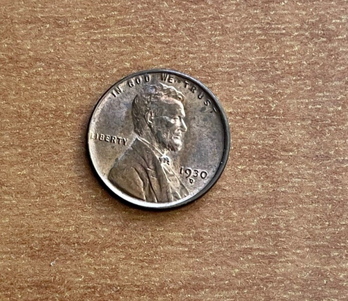1930 D Lincoln Wheat Cent  bg - Picture 1 of 2