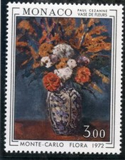 STAMP / TIMBRE DE MONACO N° 886 ** ART / TABLEAUX / FLORE / FLORALIES