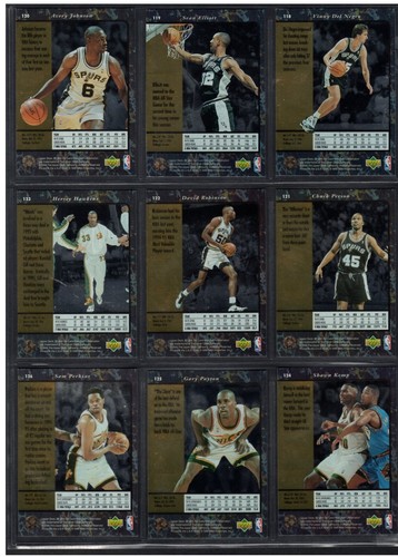 1995-96 Upper Deck SP Basketball Pick Your Cards & FIll Your Set + Inserts - Picture 260 of 332