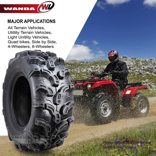 2019-20 Kawasaki MULE PRO MX Complete Set ATV tires 25x10-12 Super Mud - Picture 7 of 7