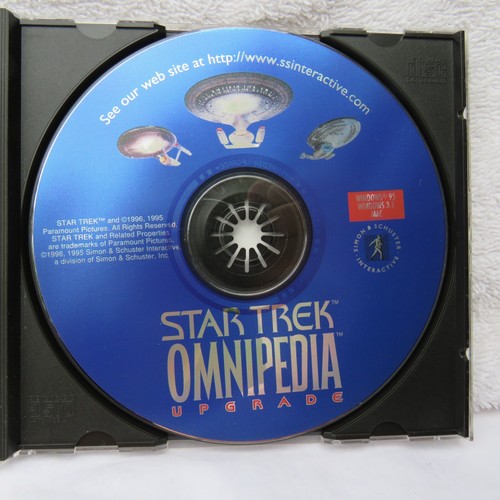 Star Trek Omnipedia Computer Interactive CD Vintage 1995 - Picture 5 of 7