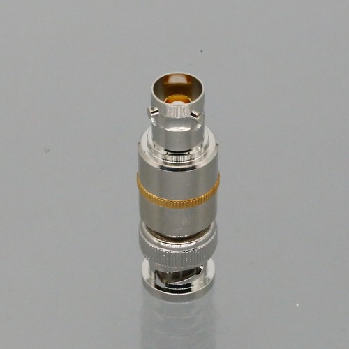 Adapter 3-Lug Triax TRB Female to Coax 2-Lug BNC Male E3 Circuit Code Converter - Picture 4 of 8