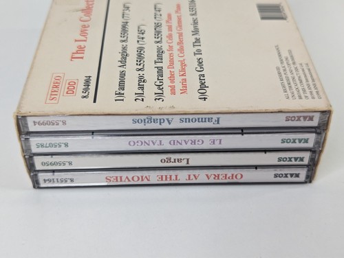 The Love Collection [CD] 4 x CDs Famous Adagios Largo LeGrand Tango - Picture 2 of 15