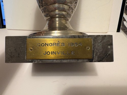 VINTAGE ART DECO FRENCH, FRANCE, FIREMAN TROPHY, JOINVILLE - Picture 8 of 18