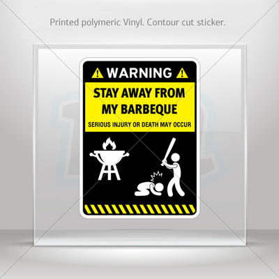 Decals Stickers Funny Stay Away From My Vinyl Records Vehicle st5 RS864