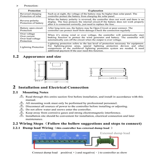 800W Wind Turbine Hybrid Charge Controller Windmill Power Inverter 12V/24V/48V - Picture 32 of 37