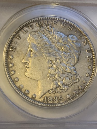 1885 Morgan Dollar, ANACS, AU 53, By REEDERSONG - Picture 8 of 10