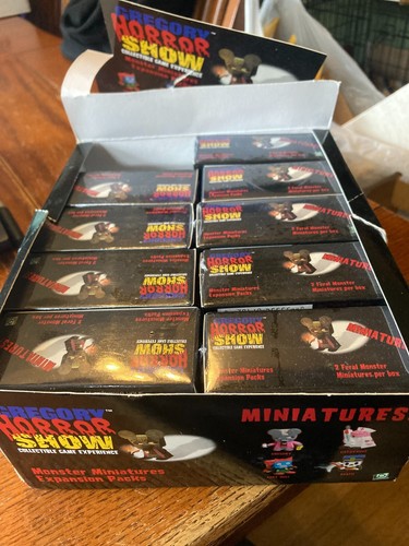 1 Box Gregory Horror Show Card Game Figure New Sealed Expansion Pack