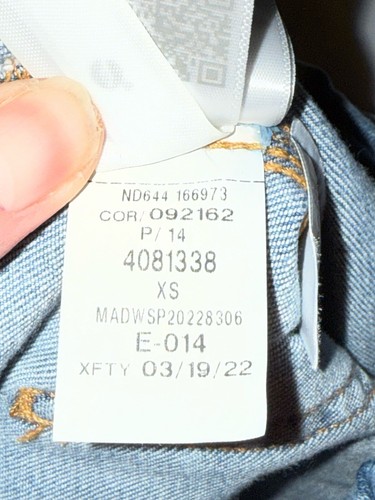 Madewell Womens Jeans Pull On Relaxed Light Wash Slouchy Utility High Rise XS - Picture 16 of 18