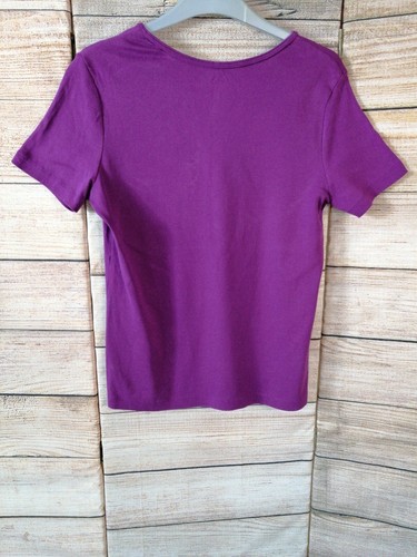 Womens Size Small x3 Tops T-Shirts Bundle Short Sleeve 100% Cotton Blue Purple - Picture 5 of 16