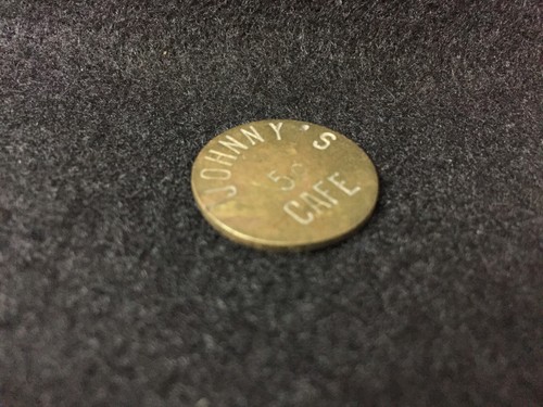 Johnny's Cafe Newport Kentucky 5 Cent Medaille Münze -- "Sammlerstück" - Bild 3 von 5