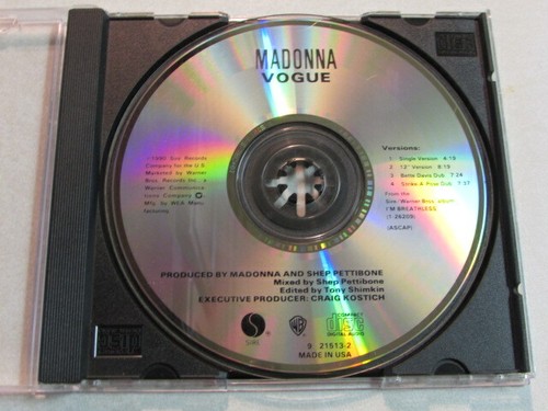 MADONNA AMERICAN PIE 16 TRK ULTRA MEGA SELTENE SINGAPUR PRESSE CD DCA 3606R SEHR GUTER ZUSTAND + OOP - Bild 9 von 11