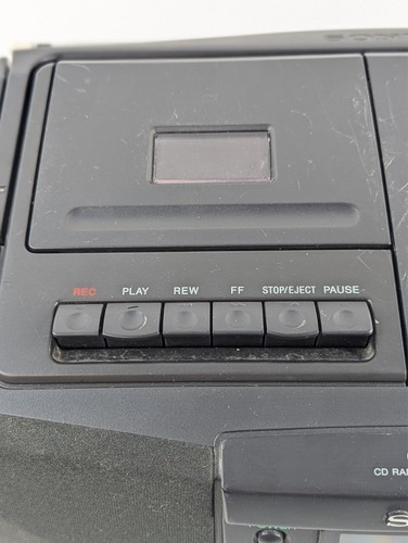 Sony CFD-S33 CD Player Cassette Recorder Stereo Radio Boombox - Tested & Works! - Picture 5 of 16