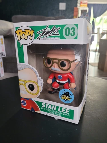 Funko Pop! Vinyl Marvel - Stan Lee (Superhero) #03 L.A. Comic Con (2 other incd)