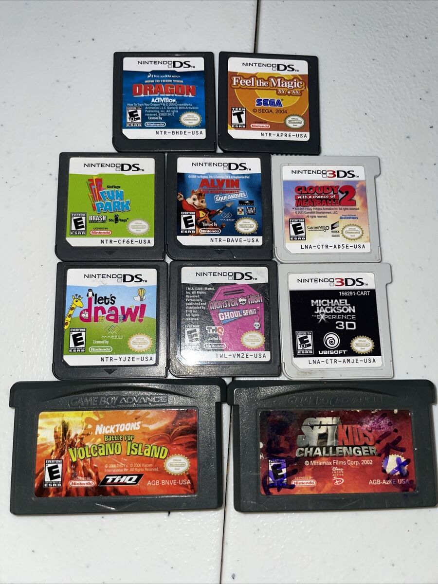 nintendo ds 3ds Gba Gameboy Advance games lot TESTED nintendo ds 3ds Gba Gameboy Advance games lot TESTED