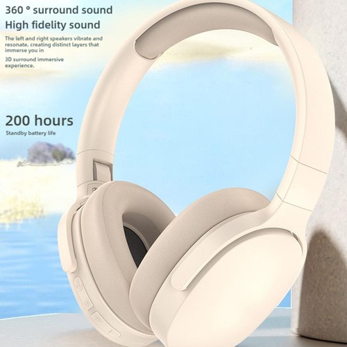 #P2961 Wireless Bluetooth 5'3 Headphones Over Ear Hifi Headset' Stereo M3L6 I0M1 - Afbeelding 8 van 22