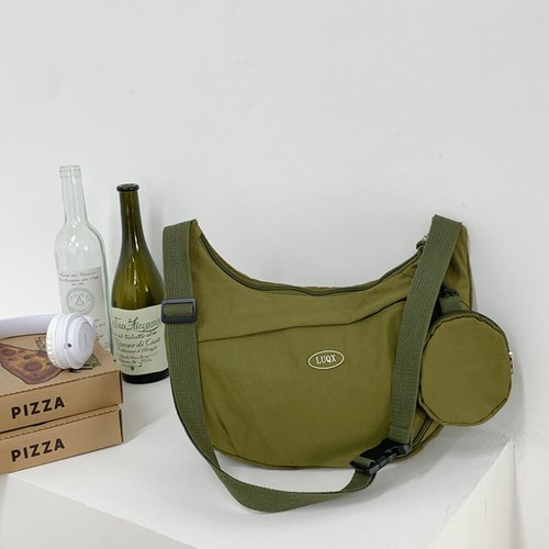 Large Capacity Sports Fitness Bag Solid Color Dumpling Bag Hangbags Outdoor - Picture 10 of 17
