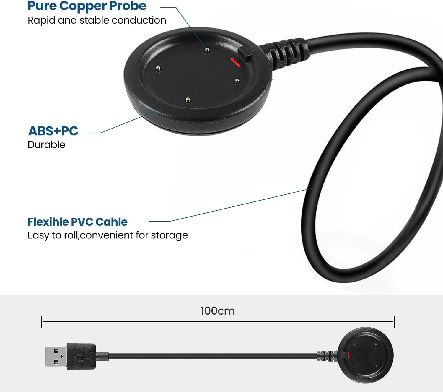 Compatible With Polar Ignite/grit X/vantage V2/vantage V/vantage M Charger Repla