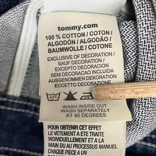 Tommy Hilfiger Denim Fulton Jacket Blue Cotton Large - Picture 8 of 8