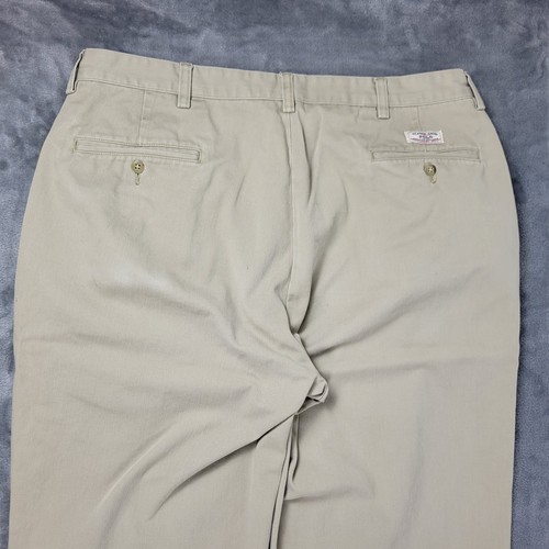 Pantalone Polo Ralph Lauren Andrew uomo adatto 36x33 vintage anni 90 kaki marrone chino - Foto 8 di 23