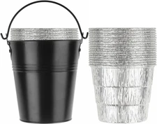 15-Pack Liners & Replacement Traeger HDW152 Drip Grease Bucket for Traeger 20/22