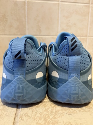 Adidas Harden Vol. Zapato de baloncesto 5 Futurenatural para hombre talla 10 azul blanco - Imagen 4 de 5