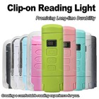 USB Akumulator LED Book Light Dekoracyjny klips Lampa Sypialnia Składana jasność