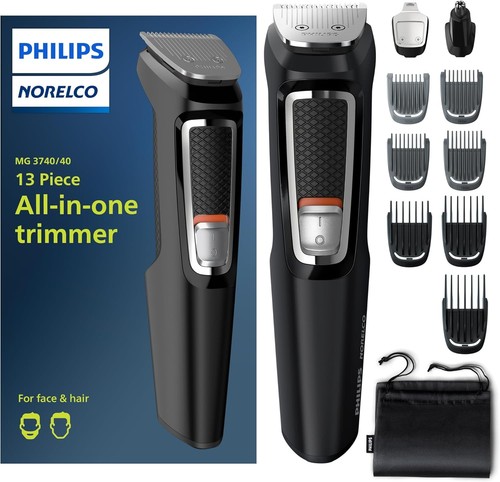 Philips Norelco Multi Groomer Series 3000 13 Pc Trimmer Kit MG3740/40 OPEN BOX