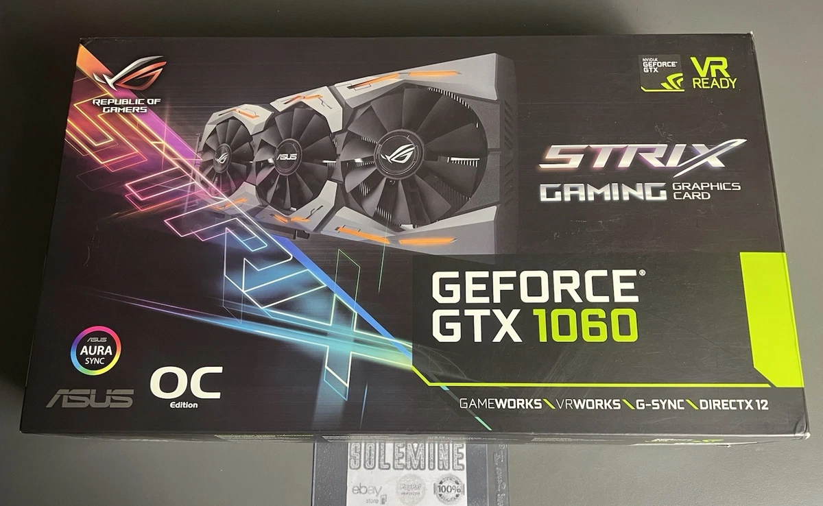 ASUS NVIDIA GeForce GTX 1060 Computer Graphics Cards for sale | eBay