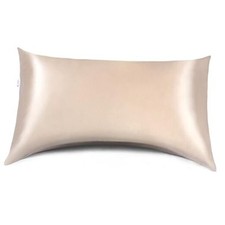 Curved Pillow Case, Side Sleeper Pillowcase Satin Pillowcase Cover Champange
