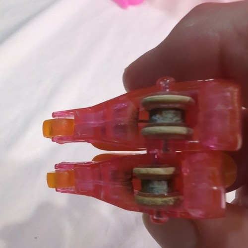 Barbie Vintage Teresa Orange Sparking Flicker n Flash Skates Shoes 1991 - Picture 3 of 9