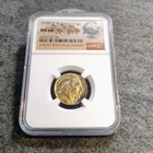 1938 D ~ BUFFALO NICKEL ~ NGC MS66 ~ (vibrant golden toning)