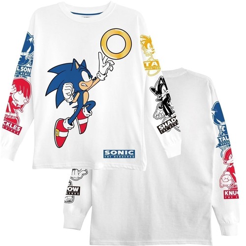Jungen Sonic The Hedgehog Grafik Langarm T-Shirt - kleine und große Jungen - Bild 3 von 6