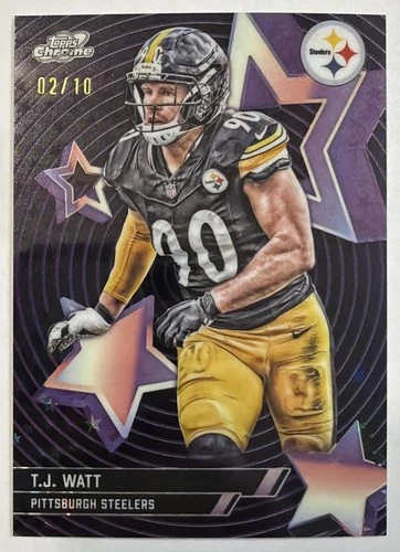 2025 Topps Cosmic Chrome T.J. Watt Base (RAW)