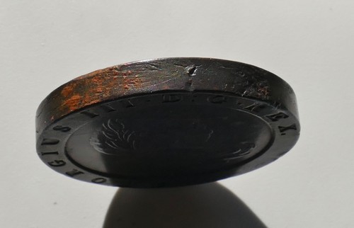 Vereinigtes Königreich 2D Cartwheel Twopence 1797 Kupfermünze - George III - Britannia - Bild 9 von 9