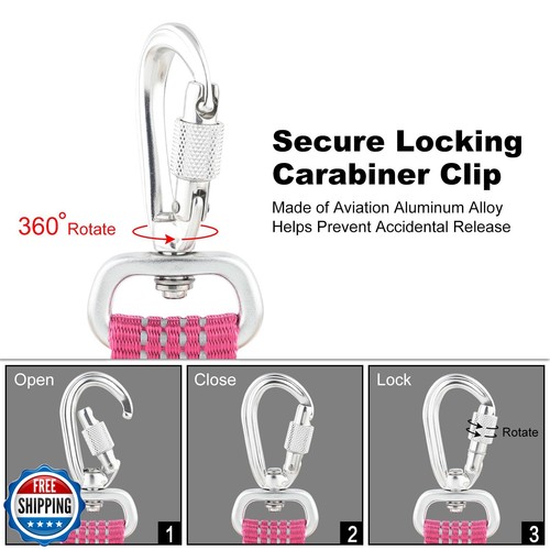 Plutus Pet Heavy Duty Dog Leash with Lockable Aluminum Carabiner, 4/6 Feet Lo - Picture 3 of 5