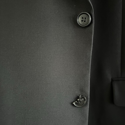 Abrigo deportivo Brooks Brothers Madison 46R chaqueta blazer de lana negra defectos clásicos - Imagen 20 de 21