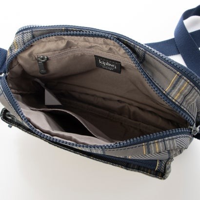 Kipling Umhängetasche Japan Limited Abanu M blau grau kariert - Bild 5 von 12