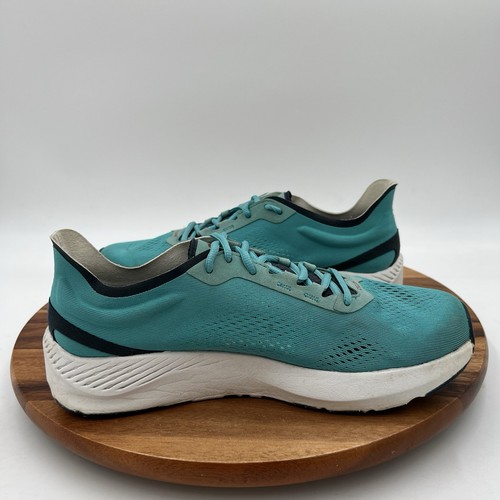 Size 9 Topo Mens Cyclone Cyan Blue/red Running Sneakers Shoes - Picture 4 of 16