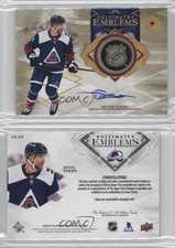 2023-24 Upper Deck Ultimate Collection Emblems Gold /49 Devon Toews #UE-DT Auto